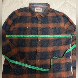 Flag Anthem XL 100% cotton plaid shirt men/women